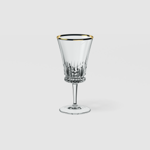 Set 2 pahare apa cu picior Grand Royal Gold