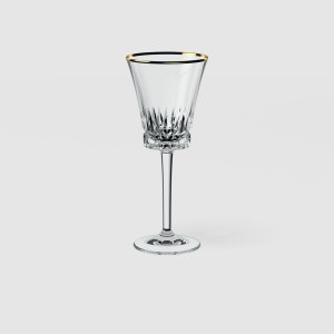 Set 2 pahare vin rosu Grand Royal Gold