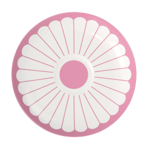 Farfurioară ceasca cappuccino Fleur Cassis