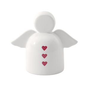 Ornament Inger pazitor 76mm WITH LOVE